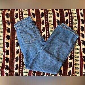 Old Navy Blue Wide Leg Jeans
